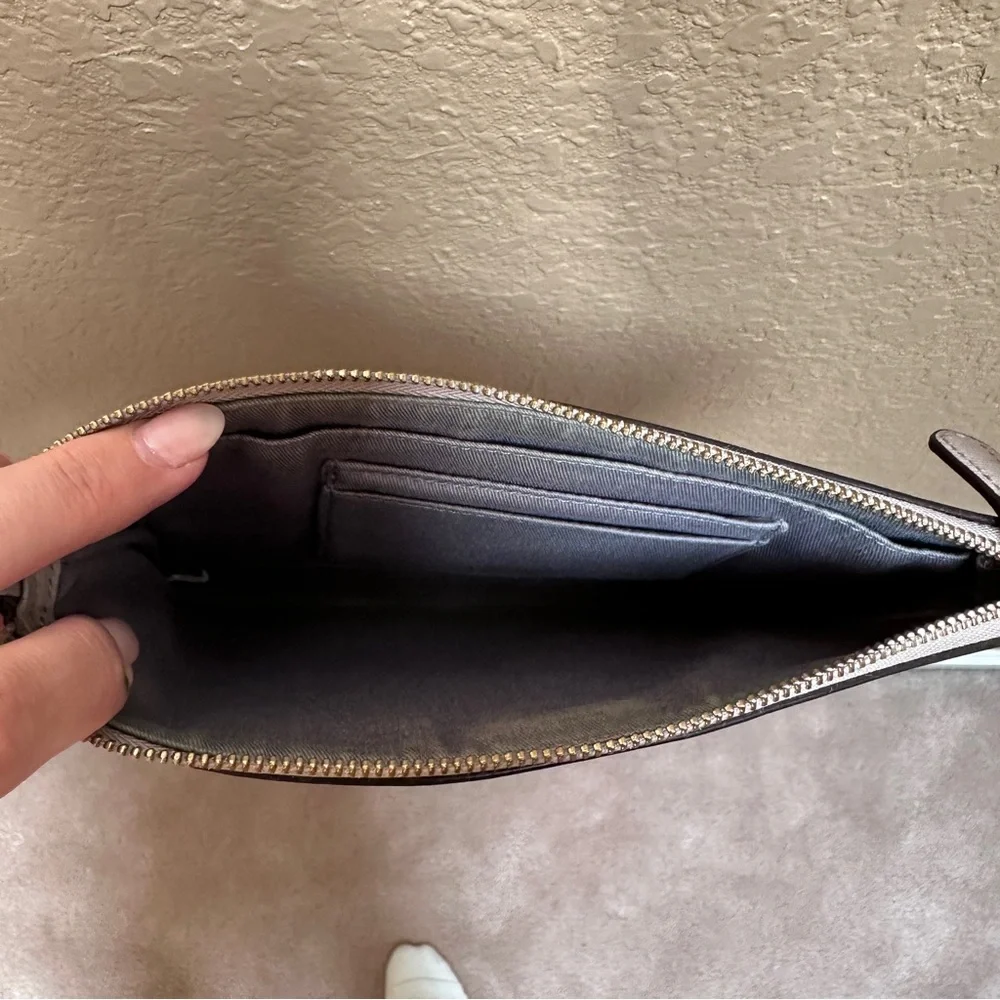 Coach Tan Small Crossbody Wallet - Picture 4 of 7